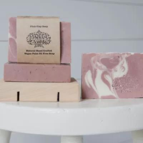 Panna Pink Clay Soap.